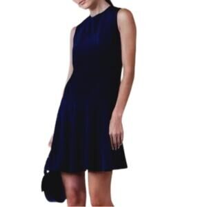 Banana Republic Fit and Flare Navy Blue Dress Size 4